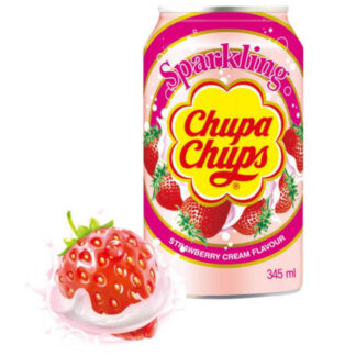 Chupa Chups Strawberry & Cream 345ml KOR (Pack 24)