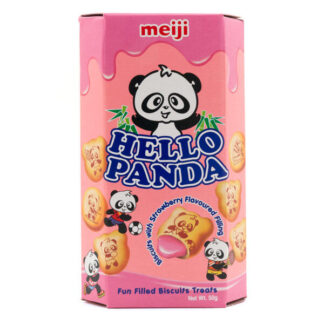 Hello Panda Strawberry 50g Japan Import (Pack 10)