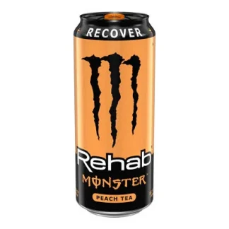 Monster Energy Rehab Peach Tea 500ml (Pack 12)