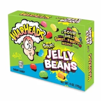 Warheads Sour Jelly Beans 113g USA (Pack 12)