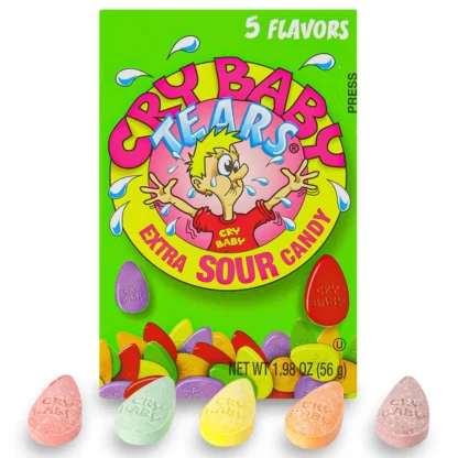 Cry Baby Extra Sour Candy Tears 56gr USA (Pack 24)