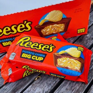 Reeses Big Cup Potato Chips King Size 73g USA (Pack 16)