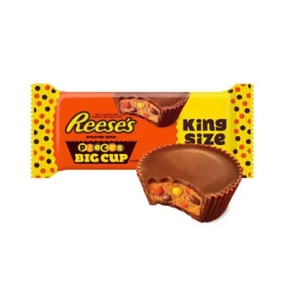 Reeses Peanut Butter Cups with Reese's Pieces King Size 79g USA (Pack 16)