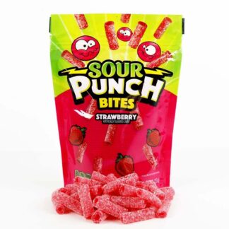 Sour Punch Bites Strawberry 142g USA (Pack 12)