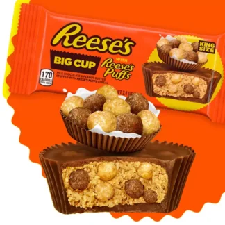 Reeses Big Cup with Reese's Puffs 34g USA (Pack 16)