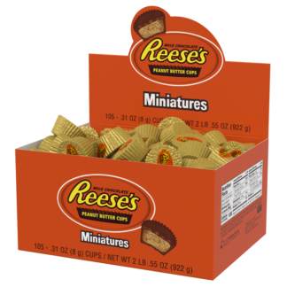 Reeses Miniatures 105pcs 9g USA (Pack 1)