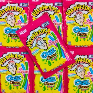 Warheads Ooze Chewz Ropes 85g MEX (Pack 12)