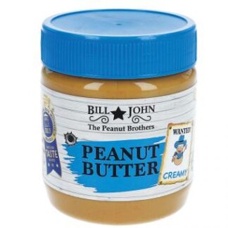 Bill & John Peanut Butter Creamy 350g (Pack 12)