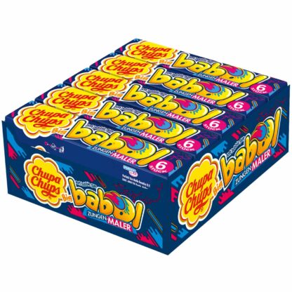 Chupa Chups Big Babol Tongue Painter 28g (Pack 20)