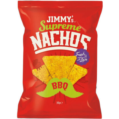 Jimmy's Supreme Nachos BBQ 140g (Pack 12)