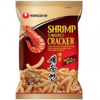 Nongshim Shrimp Cracker Hot & Spicy 75g (Pack 12)