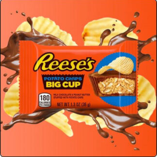 Reeses Big Cup Potato Chips 37g USA (Pack 16)