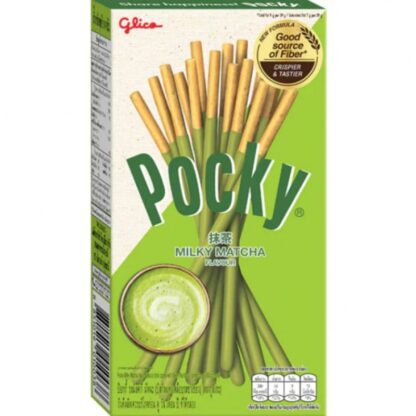 Pocky Milky Matcha Flavour 43g THAI (Pack 10)
