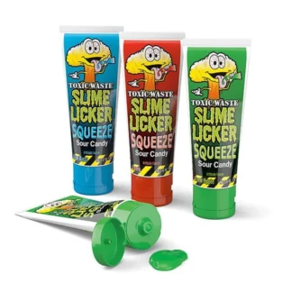 Toxic Waste Slime Licker Squeeze Sour Candy 70g (Pack 12)