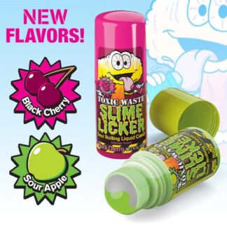 Toxic Waste Slime Licker Black Cherry & Sour Apple 60ml (Pack 12)