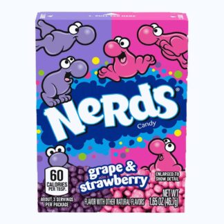Nerds Grape & Strawberry 141g USA (Pack 12)