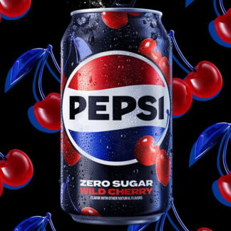 Pepsi Zero Sugar Cherry 330ml (Pack 24)