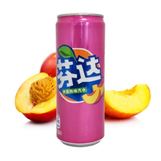 Fanta White Peach 330ml China Import (Pack 12) Limited Edition