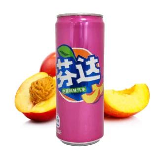 Fanta White Peach 330ml China Import (Pack 12)