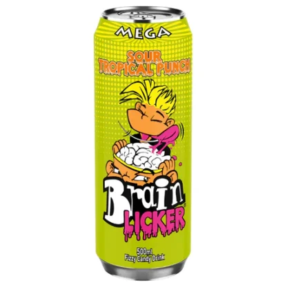 Brain Licker Drink Sour Tropical Punch 500ml UK (Pack 12)