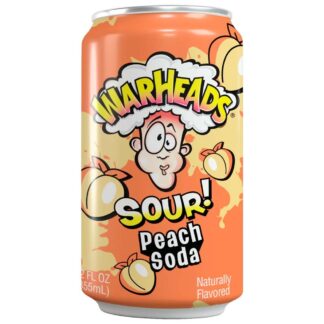 Warheads Soda Peach 330ml (Pack 12)
