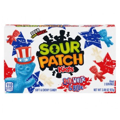 Sour Patch Kids Red White & Blue 87g CND (Pack 12)