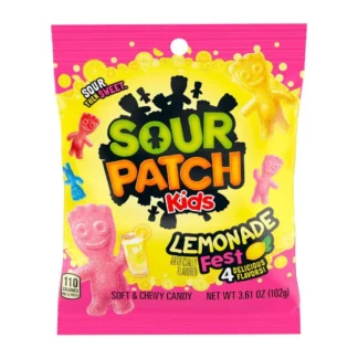 Sour Patch Kids Lemonade Fest 102g USA (Pack 12)