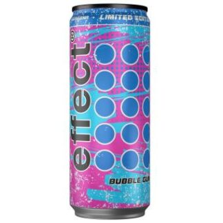 effect Energy Drink Bubble Gum 330ml (Pack 12)