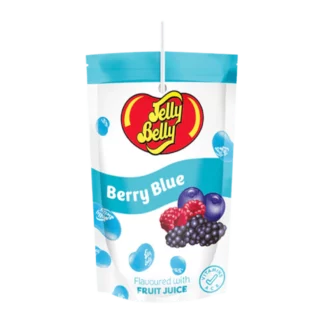 Jelly Belly Fruit Drink Berry Blue 200ml UK (Pack 8)