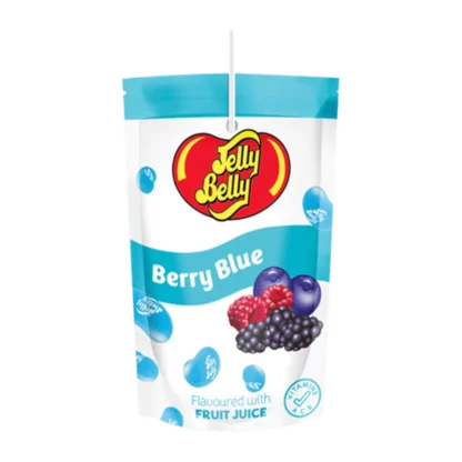 Jelly Belly Fruit Drink Berry Blue 200ml UK (Pack 8)