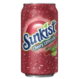 Sunkist Soda Cherry Limeade 355ml USA (Pack 12)
