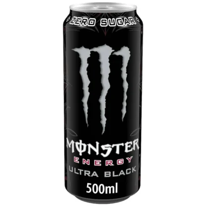 Monster Energy Ultra Black 500ml IRL (Pack 12)