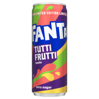 Fanta Tutti Frutti Zero Sugar 250ml (Pack 12)