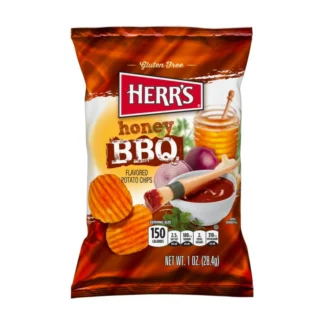 Herrs Honey BBQ Flavored Potato Chips 28g USA (Pack 42)