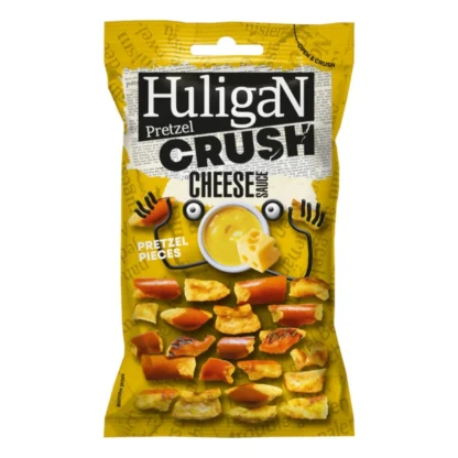 HuligaN Pretzel Crush Cheese Sauce 65g (Pack 18)