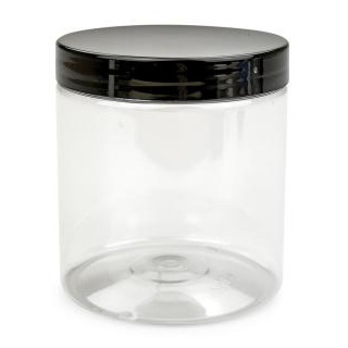 barattoli in plastica con coperchio 250ml (Pack 16)