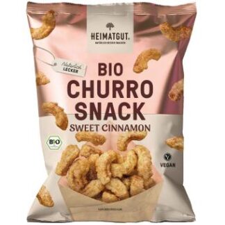 Churros Snack Sweet Cinnamon Vegan Bio 65g (Pack 9)