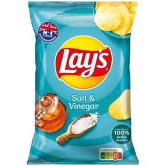 Lays Salt & Vinegar 150g USA (Pack 9)