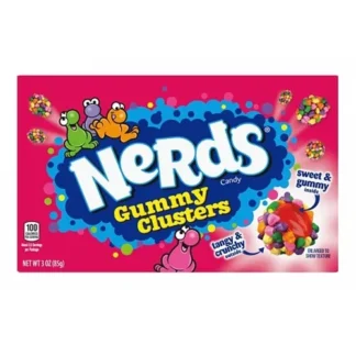 Nerds Gummy Clusters 85g USA (Pack 12)