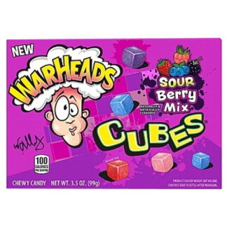 Warheads Cubes Sour Berry Mix 99g USA (Pack 12)