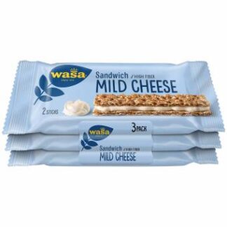 Wasa Sandwich Mild Cheese 3pz 120g (Pack 10)