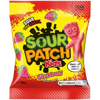 Sour Patch Kids Strawberry 130g UK (Pack 10)
