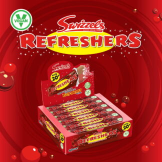 Swizzels Matlow Refreshers Chew Bar Cherry Cola 60pz UK (Pack 1)