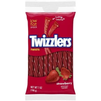 Twizzlers Strawberry 198g USA (Pack 12)