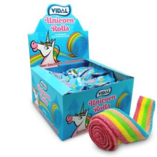 Vidal Unicorn Rolls 19g (Pack 30)