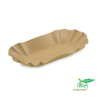 Vassoio marrone 10,5x17,5cm (Pack 250)