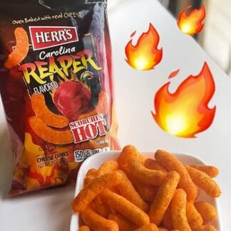 Herrs Baked Cheese Curls Carolina Reaper 28,4g USA (Pack 42)